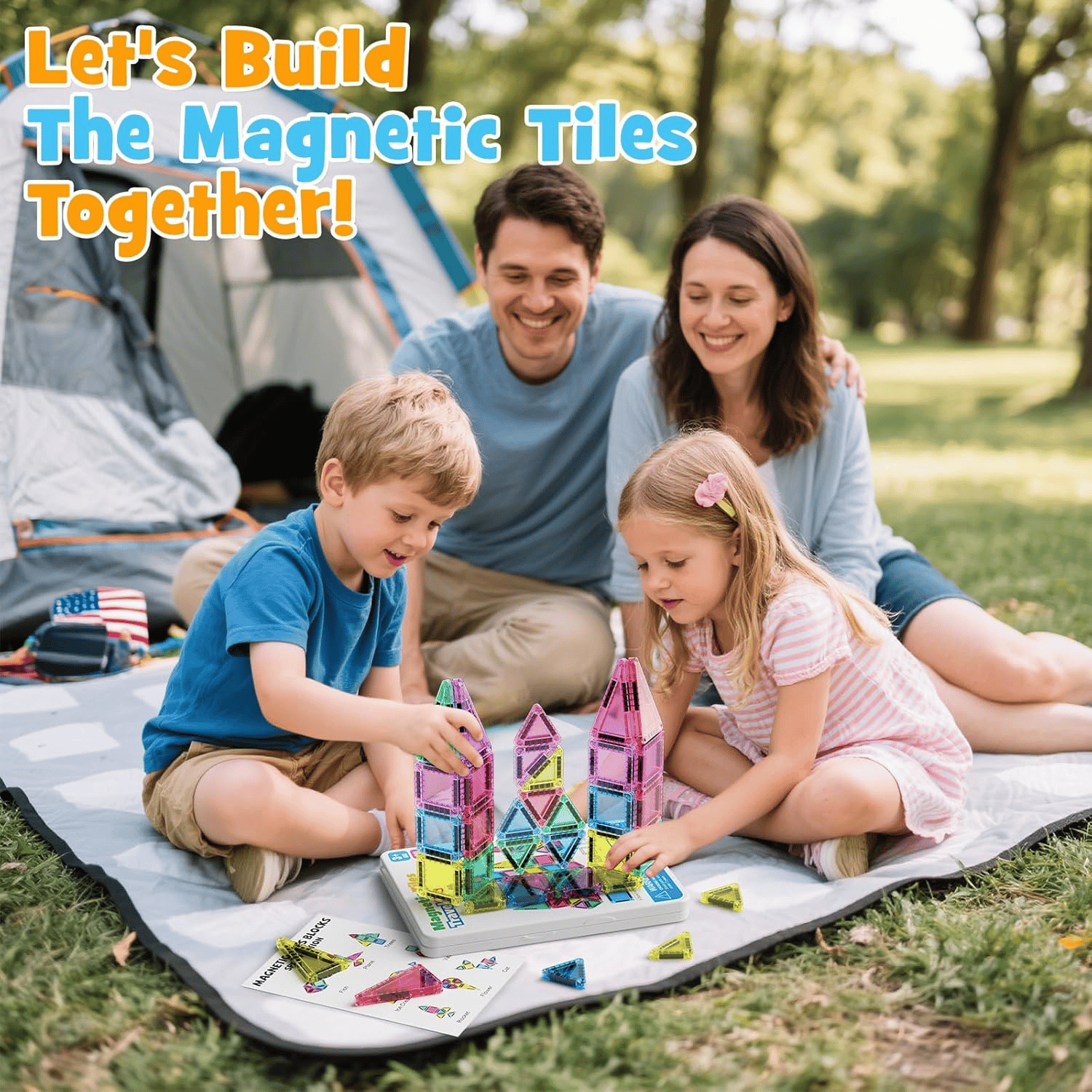 🎁🔥🧲 Children's Magnetic Building Blocks – STEM Educational Toys-12