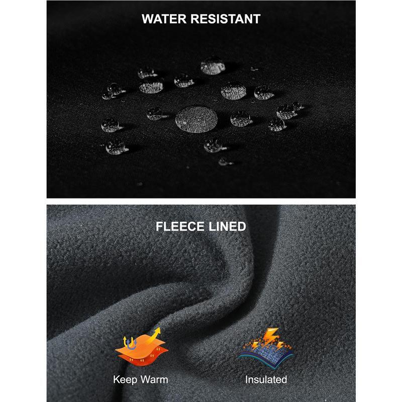 🏆LAST DAY SALE 50% OFF!!🔥Men's Waterproof Winter Trousers with Fleece Lining Cargo Pants-2