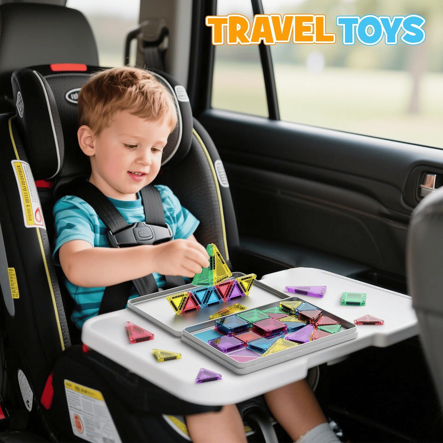 🎁🔥🧲 Children's Magnetic Building Blocks – STEM Educational Toys-9