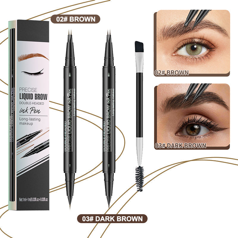 ✨Limited Sale - BUY 1 GET 1 FREE✨Microblading eyebrow pencil (with eyebrow brush)-15