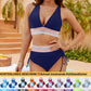 🔥50 % Rabatt für begrenzte Zeit!👙KOSTENLOSES GESCHENK❄️Schnell trocknende Kühlhandtücher Schnell trocknende Kühlhandtücher Hoch taillierte Bikini-Sets mit Bauchkontrolle und Farbblockdesign