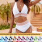 🔥50 % Rabatt für begrenzte Zeit!👙KOSTENLOSES GESCHENK❄️Schnell trocknende Kühlhandtücher Schnell trocknende Kühlhandtücher Hoch taillierte Bikini-Sets mit Bauchkontrolle und Farbblockdesign