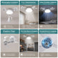 ⏳Letzter Tag 50% RABATT🔥LED-Deckenventilator für E27🌬️ – Ohne Elektriker, ohne Bohren, mit Fernbedienung