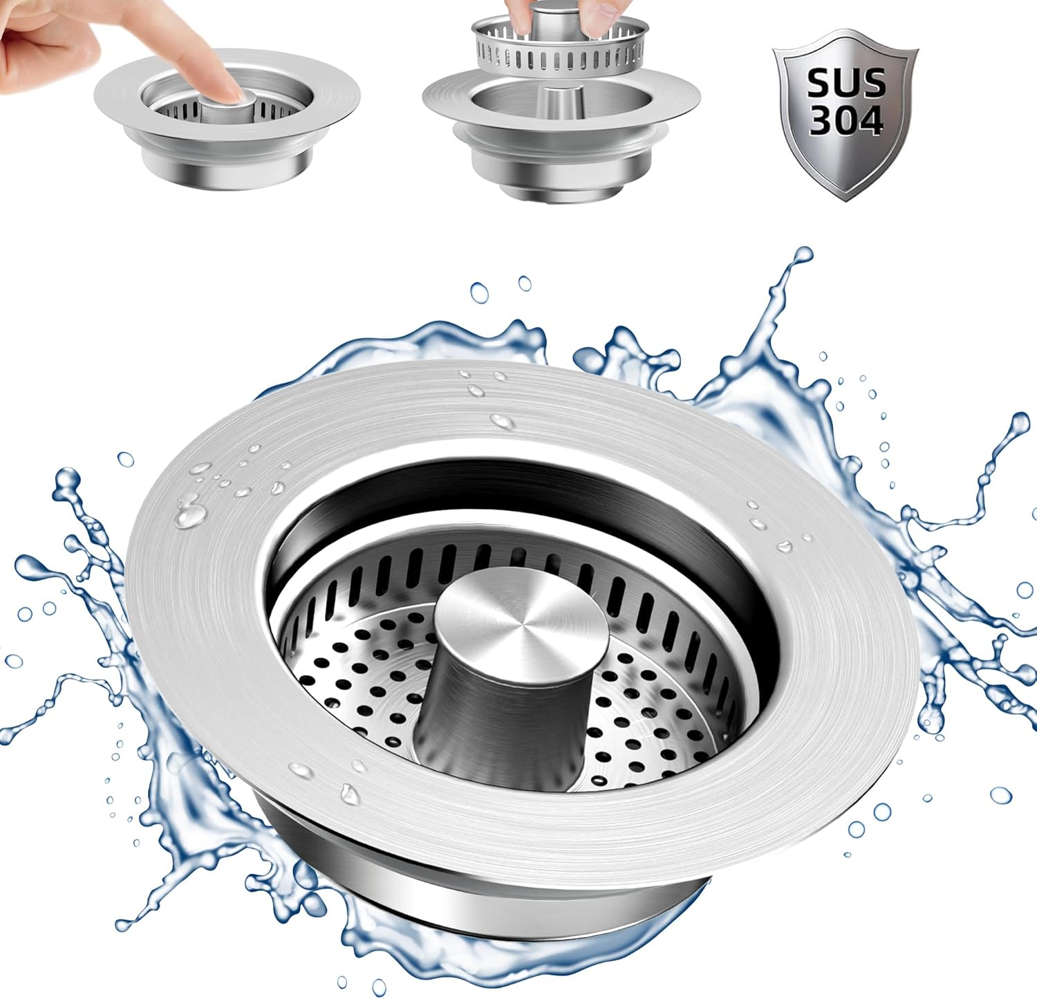 💥Limited Sale 49% OFF🔥Kitchen Sink Drain Strainer & Stopper