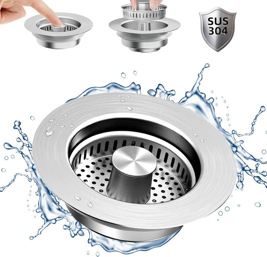💥Limited Sale 49% OFF🔥Kitchen Sink Drain Strainer & Stopper