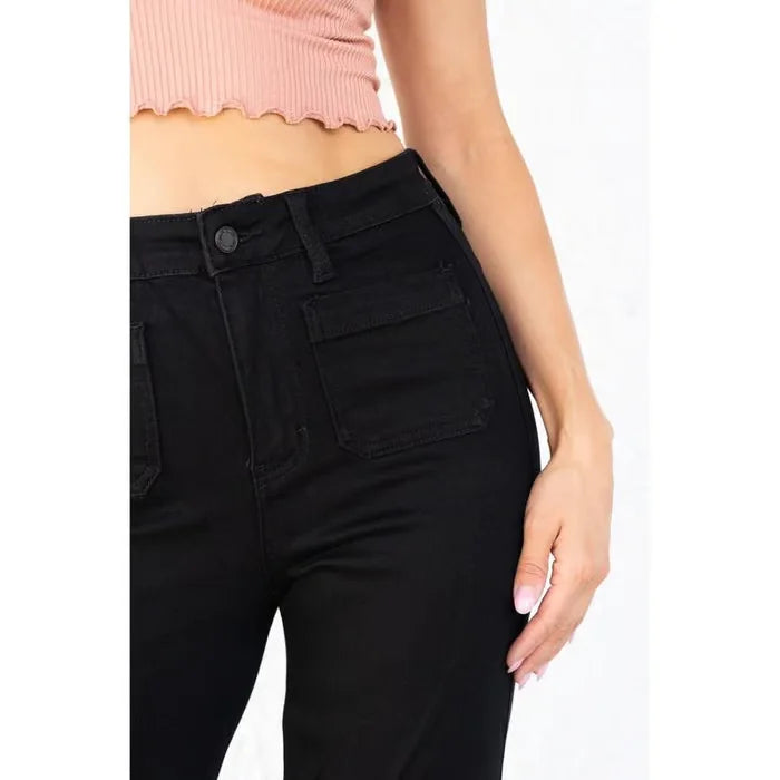 🔥Last Day Sale 49%🔥Speechless High Rise Straight Jeans-5