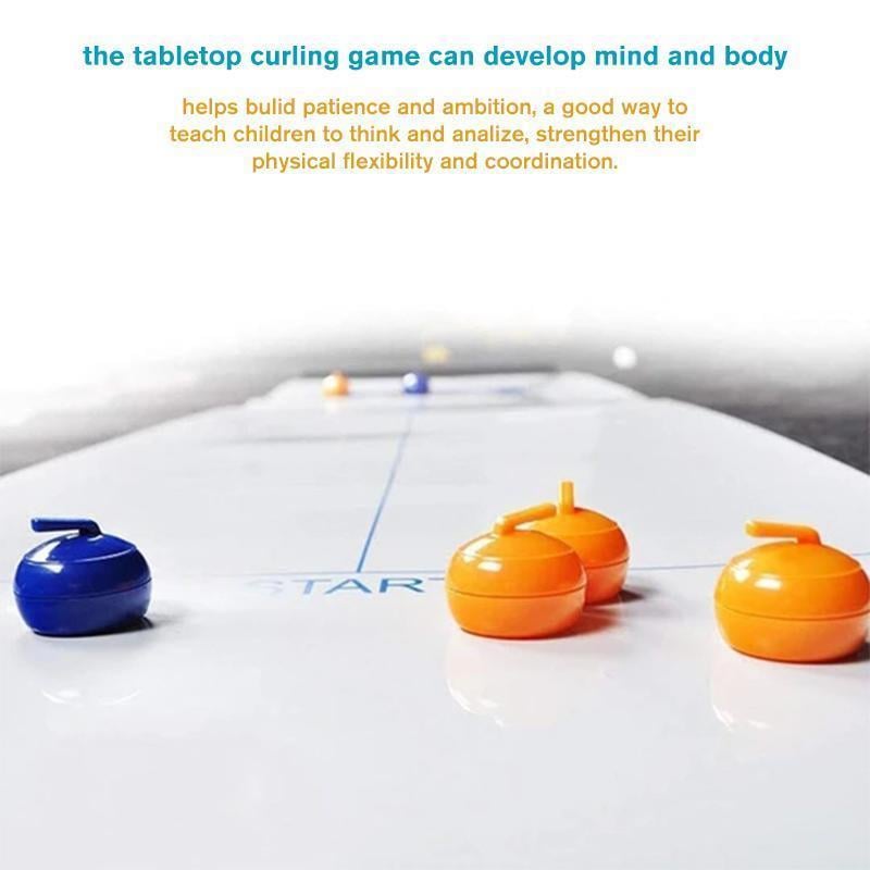 🎅Xmas Hot Sales - 49% OFF🔥2024 New Tabletop Family Curling Game-3