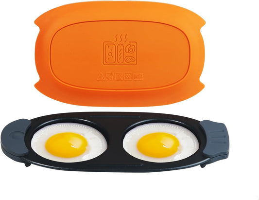 ✨️Quick-Heat Microwave Egg Cooker|Poacher|fryer-Multi-Use microwave egg maker for Breakfast Sandwiches