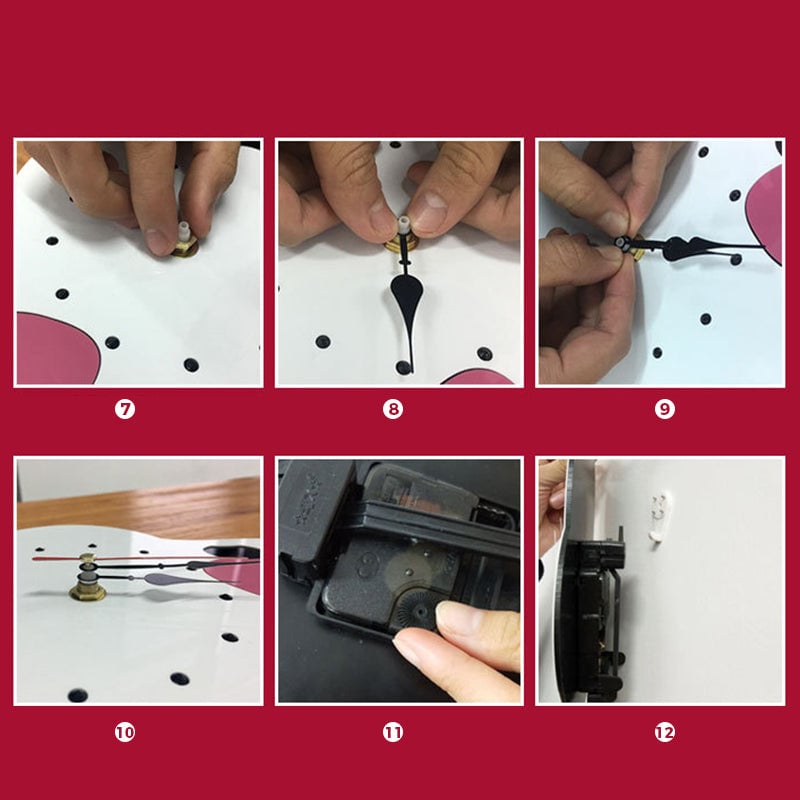 🎁Limited Sale 49% OFF💖Nordic Cat Wagging Tail Wall Clock-7