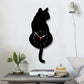 🎁Limited Sale 49% OFF💖Nordic Cat Wagging Tail Wall Clock-9