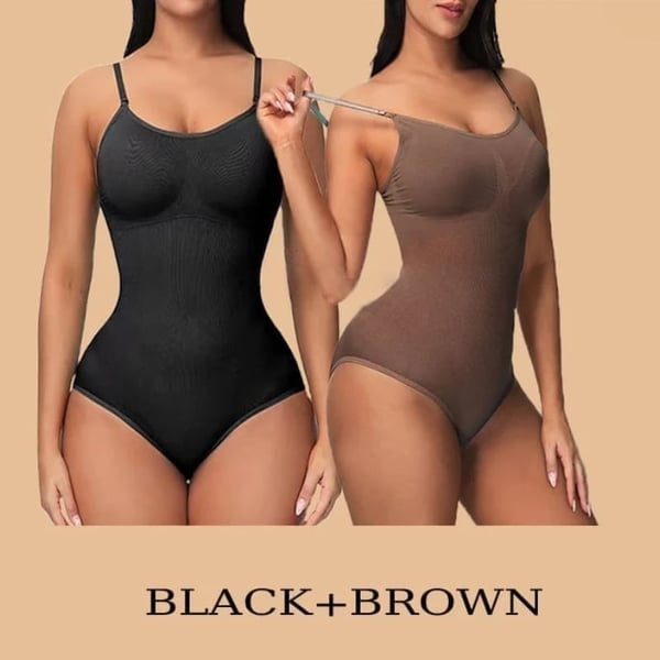 🔥🖤Black Friday Sale:49% OFF🔥Smoothing Seamless Full Bodysuit(Open crotch design)-4