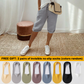⏳Zeitlich begrenztes Sonderangebot: €16.99  mit GRATIS-GESCHENK!!🎁Lässige Caprihose aus Baumwoll-Leinen für Damen