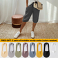 ⏳Zeitlich begrenztes Sonderangebot: €16.99  mit GRATIS-GESCHENK!!🎁Lässige Caprihose aus Baumwoll-Leinen für Damen