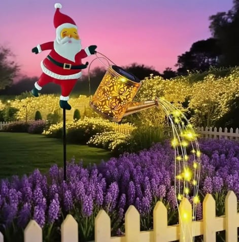 🎅LAST DAY SPECIAL PRICE:£11.99!!✨Christmas Solar Kettle Light & Lantern Garden Decor Collection-4