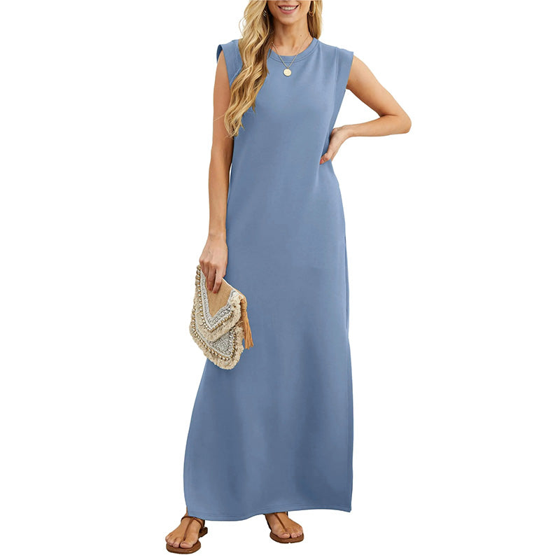 🎉Spring Hot Sale 49% OFF🌿Women Loose Split Wrinkle-Free Long Dress-2