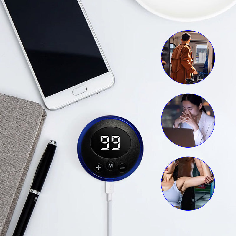 🔥🖤Black Friday Sale:50% OFF🔥Portable Massager with 8 Modes and LCD Screen - Mini Muscle Stimulator for Pain Relief-12