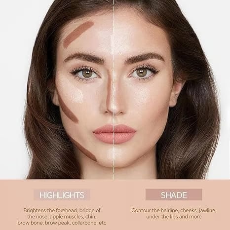 🔥One-stop makeup combo — everything in one kit🔥Bronzer / Contour & Blush Stick & Lip Oil Bestseller Makeup Combo-16