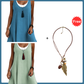 ⏰Sommer-Sonderangebot: 50 % Rabatt💃 Lässiges, locker sitzendes, ärmelloses Tanktop-Kleid für Damen mit angedeutetem Zweiteiler-Look