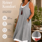 ⏰Sommer-Sonderangebot: 50 % Rabatt💃 Lässiges, locker sitzendes, ärmelloses Tanktop-Kleid für Damen mit angedeutetem Zweiteiler-Look