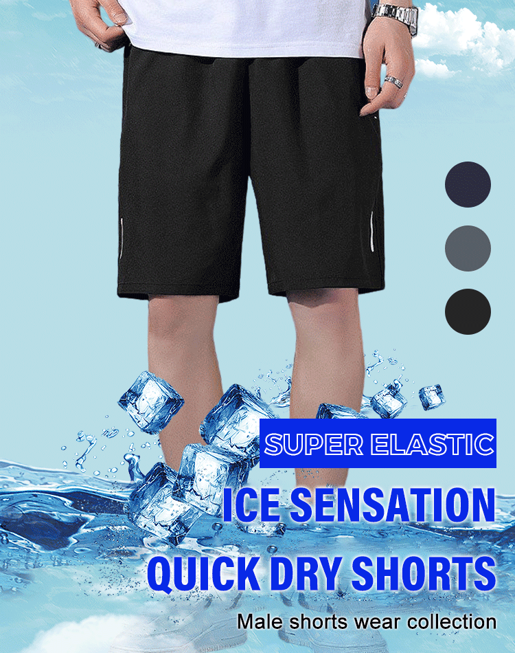 🔥LAST DAY SALE 70% OFF🔥Unisex Ice Silk Quick Drying Stretch Shorts-6