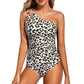 💖LAST DAY SPECIAL PRICE: ￡11.99!!💖Women's Cutout One Shoulder One Piece Swimsuit👙