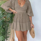 💕Open Back Lace Crochet Romper Dress-displays graceful figure!-5