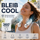🏆Über 50.000 verkauft!💞 70 % RABATT! 🏖️ ChillGo™ 🍃 Hals-Klimaanlage – Ultra-leise, 360° drehbar, 3 Stufen. Freihändiges Kühlen, langer Akku. Der unverzichtbare Begleiter für den Sommer! 😎🌬️