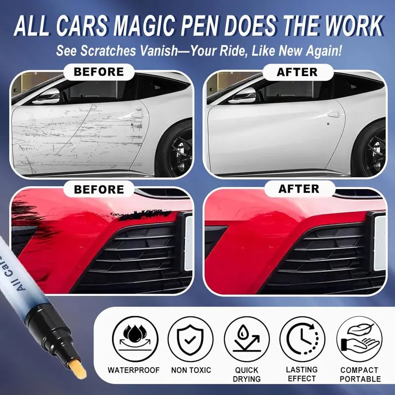 🚗✨ Magic Car Scratch Removal Pen – Instant Paint Repair & Shine 🛠️🍂-2