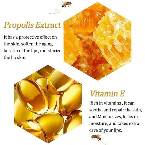 ✨️Bee Lip Balm Honey Pot 🍯 | Nourish with Natural Beeswax & Honey 🐝 - A Sweet Little Gift Idea-3