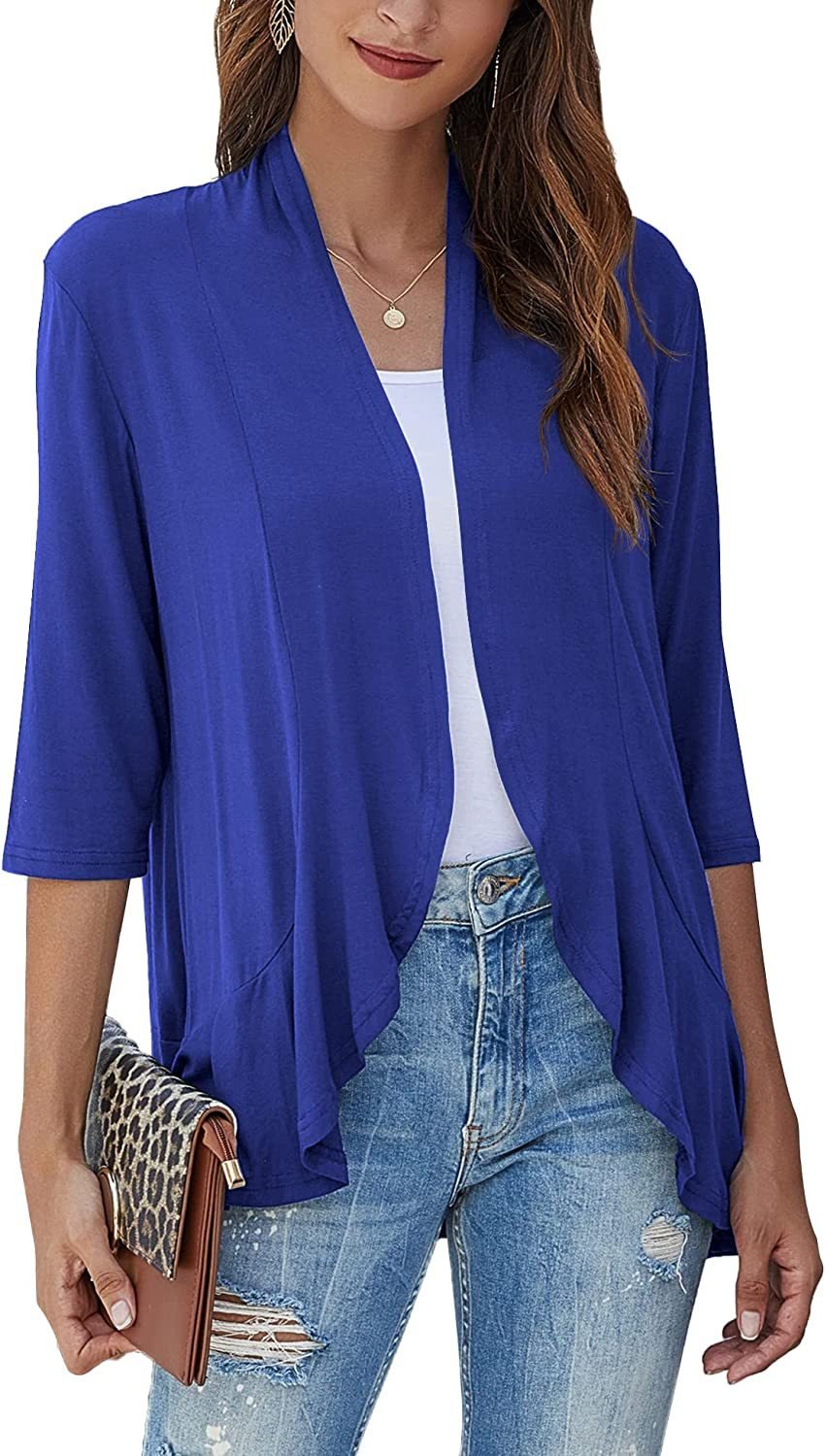 ⛱️LAST DAY HOT SALE 49% OFF - Women's Casual Lightweight Open Front Cardigans-3