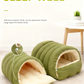 🔥Cat Beds for Indoor Cats,Cat Cave Bed Cat Tent with Removable Cushion, Warm Cave Nest Sleeping Bed Puppy House for Cats Small Dogs