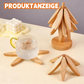 🧑‍🎄Heißer Weihnachtsverkauf🎄Isolierte Untersetzer Massivholz-Weihnachtsbaum-Untersetzer