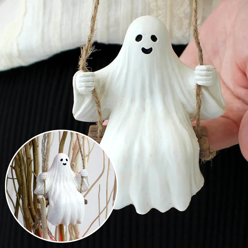 (🎃Early Halloween Promotion🎃 Buy 1 Get 1 Free)Halloween Cute Swing Ghost-1