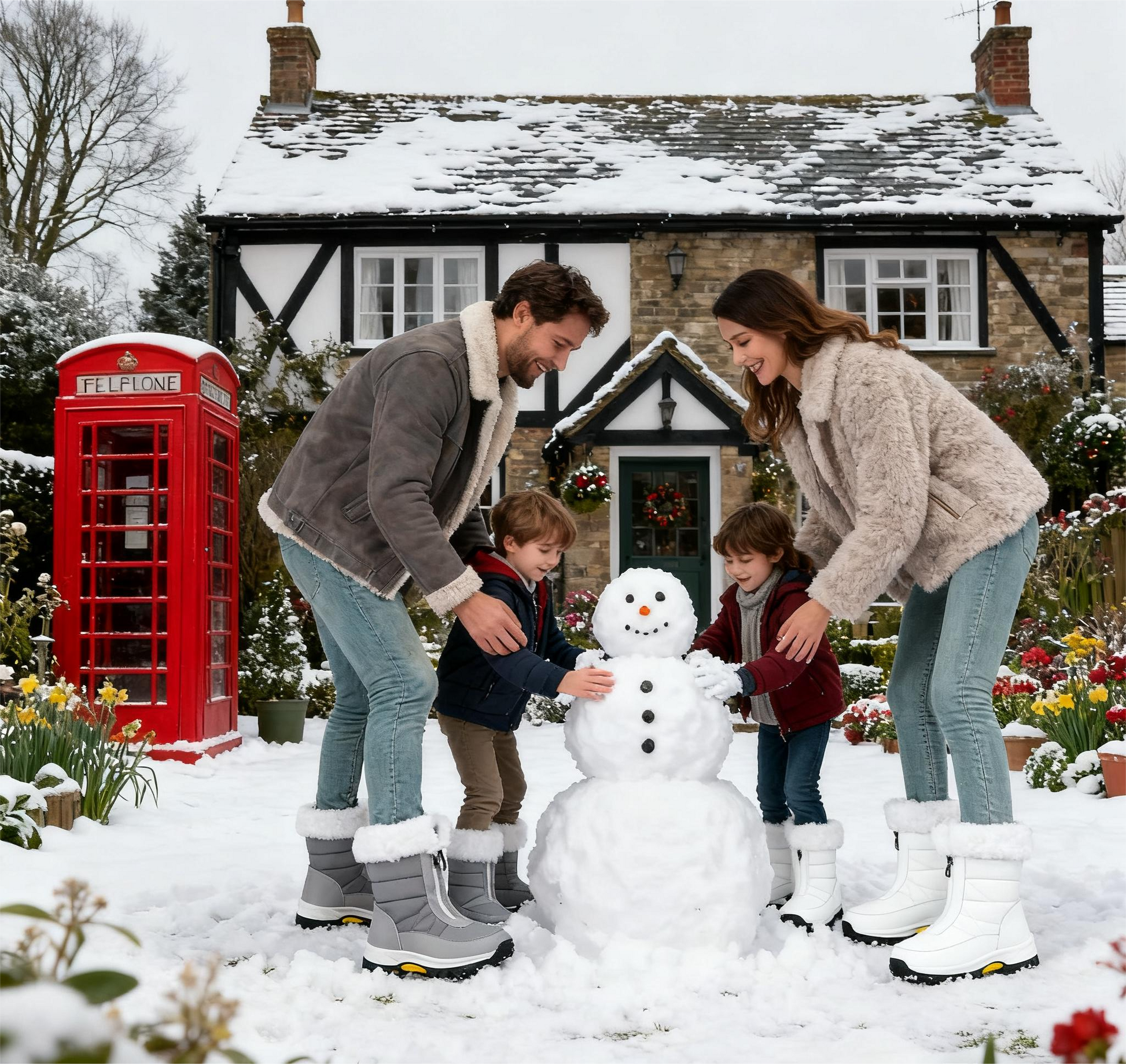 🔥Limited stock available 50% OFF🔥Women’s Non-Slip Warm Zipper Snow Boots👢-1