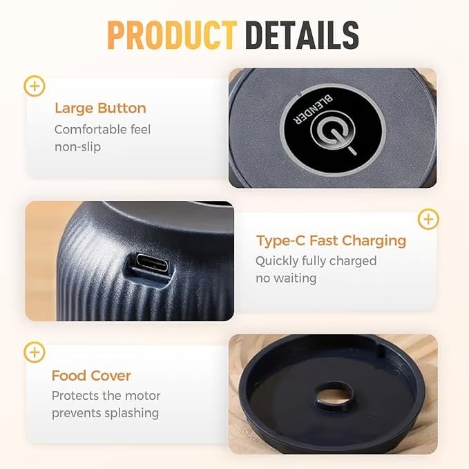 💥LAST DAY SALE 49% OFF⏰50K+ SOLD!🎅Electric Garlic Chopper,Mini Portable Veggie Chopper-4