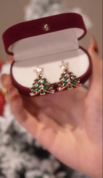 🎅Christmas Pre-sale 49% OFF🎄Shiny Christmas Tree Earrings-9