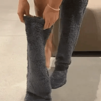 🎁Christmas Sale 50% OFF!!💥goose down knee socks!🧦⛄-5