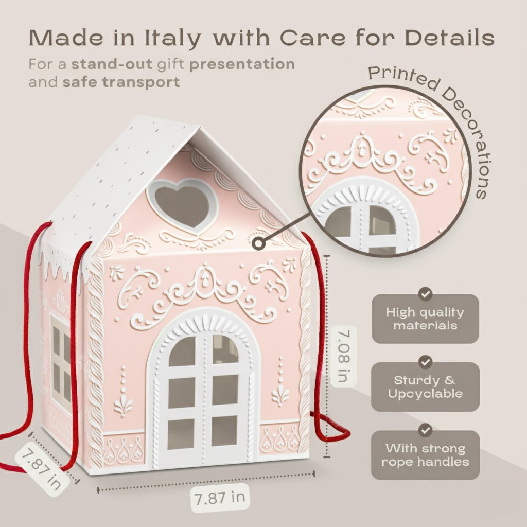 🌲Christmas Wonderland Cottage🎁Gift Box-4