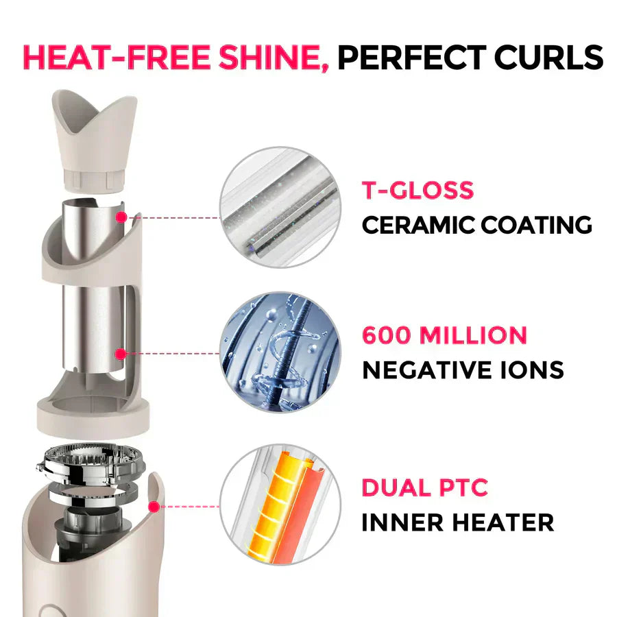 🎄Christmas Sale-Up to 50% OFF💇‍♀️Automatic Hair Curler with Four Temperature✨Fluffy Volume in Minutes-8