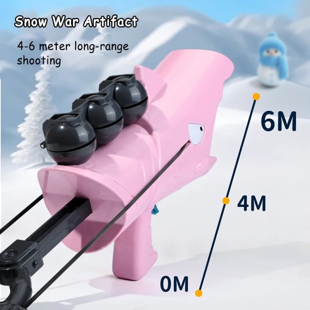 🔥Last Day Sale 49% OFF🎁2025 Shark Snowball Launcher-10