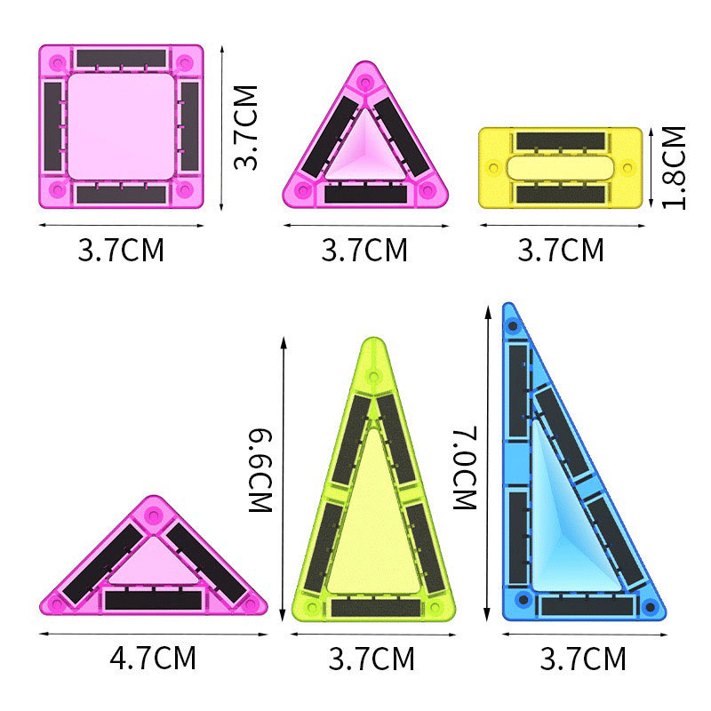 🎁🔥🧲 Children's Magnetic Building Blocks – STEM Educational Toys-16