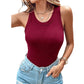 ☀️🔥 SOMMER-DEAL -50% ! Geripptes Tanktop mit integriertem BH – Unsichtbarer Halt Maximaler Komfort · Weicher Stoff · Perfekte Passform für jeden Tag ✨