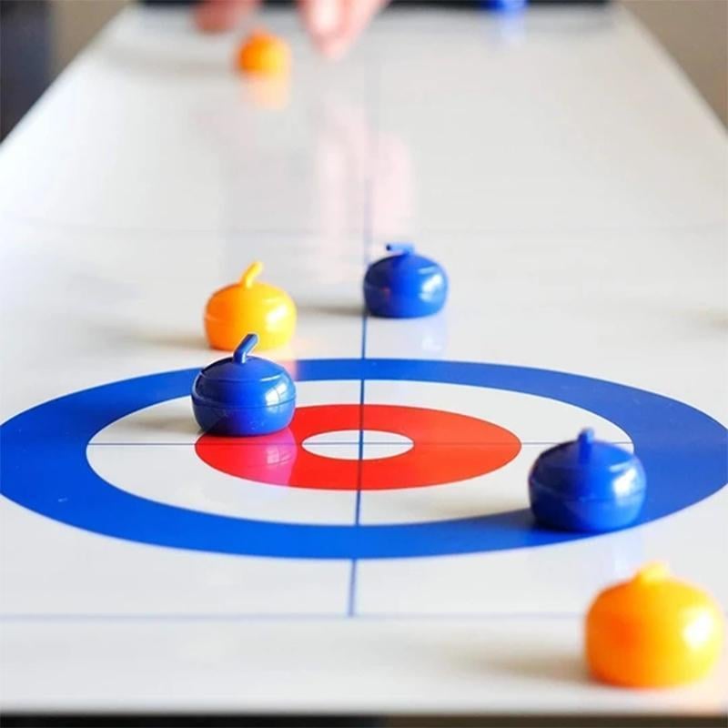 🎅Xmas Hot Sales - 49% OFF🔥2024 New Tabletop Family Curling Game-6