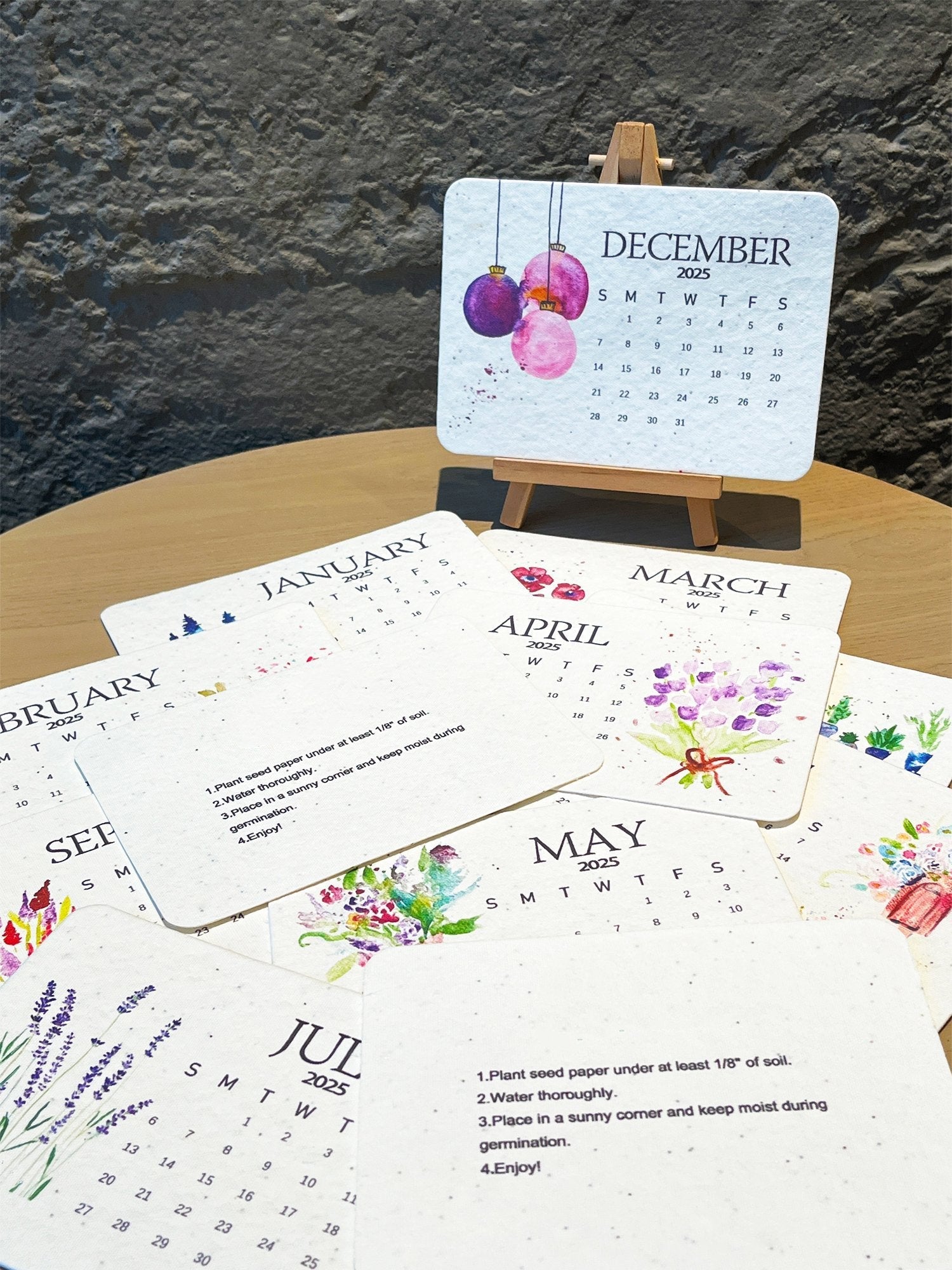 ✨Last day promotion 49% off - 🌱Eco-Friendly Plantable Seed Calendar 2025-1
