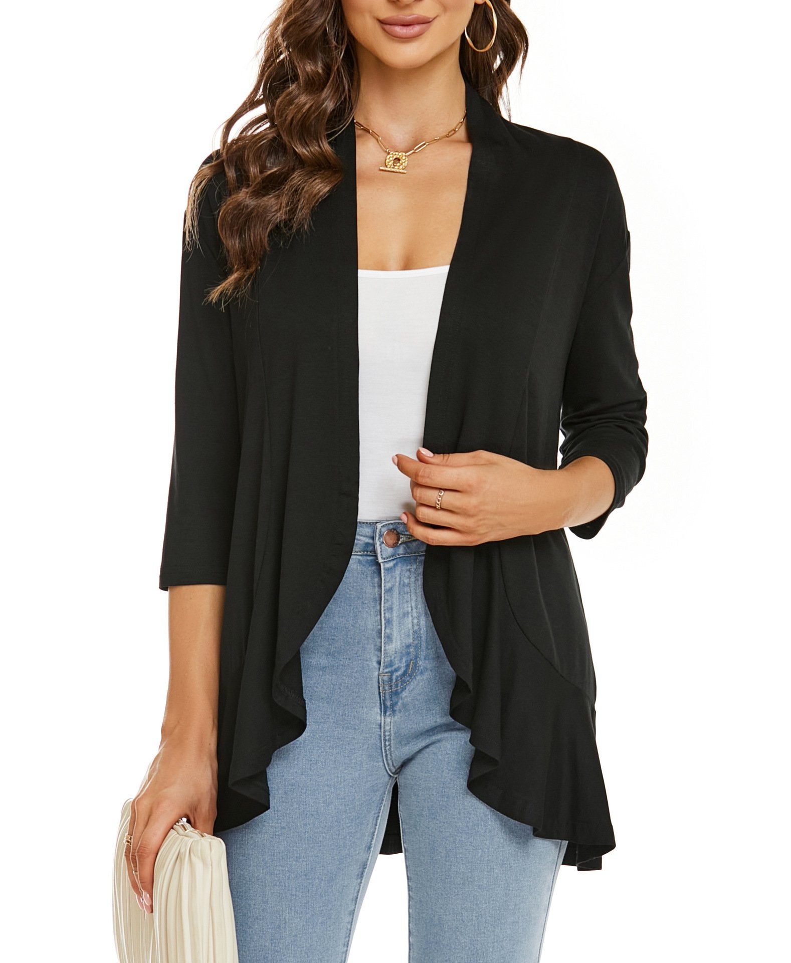 ⛱️LAST DAY HOT SALE 49% OFF - Women's Casual Lightweight Open Front Cardigans-10