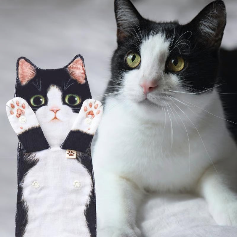 🎁Christmas Gift idea 50% OFF🎄🎅✨😺Cute Cat Hand Towel🐾-19