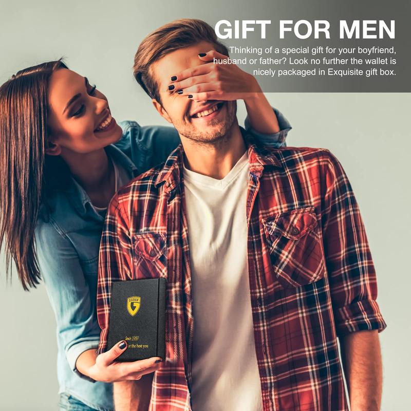 🔥BUY 1 GET 1 FREE🔥GSOIAX Mens Slim Wallet Rfid Blocking 2-7