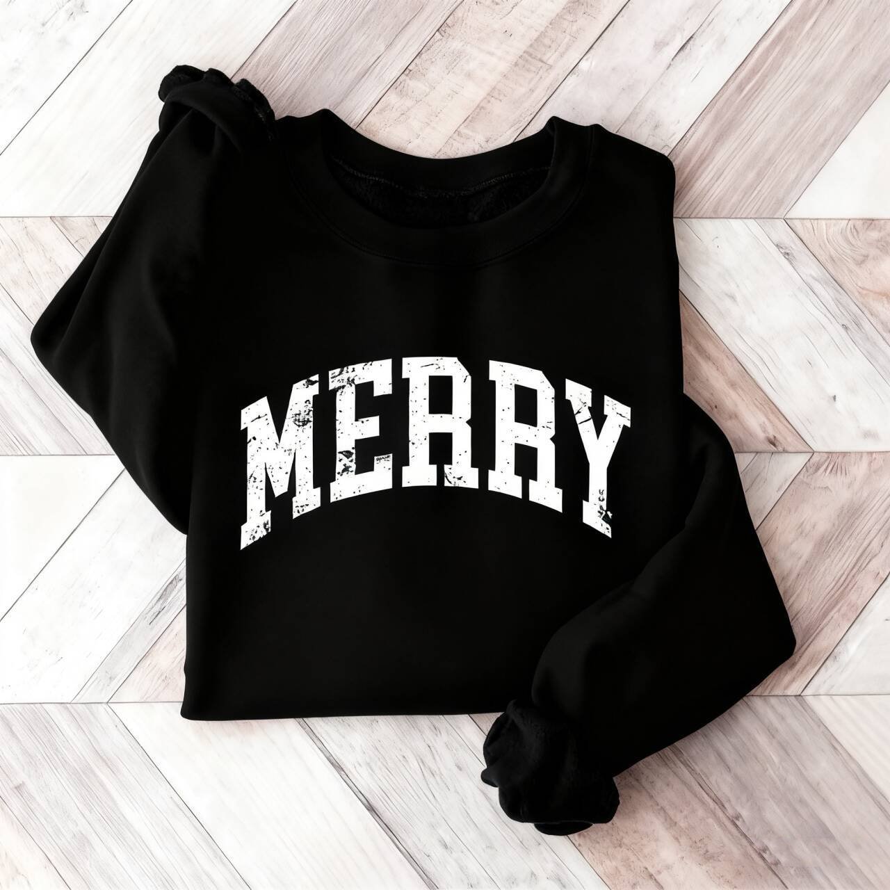 🔥Retro Merry Sweatshirt, Merry Christmas Sweatshirt-12