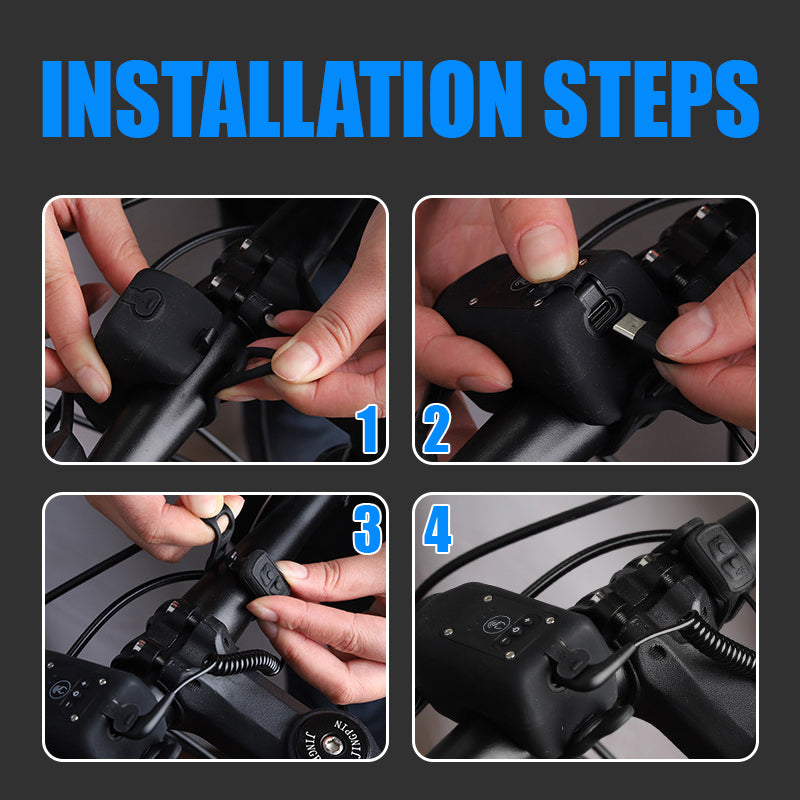 🔥LAST DAY 70% OFF🔥Mountain Bike Electronic Horn Bell-7