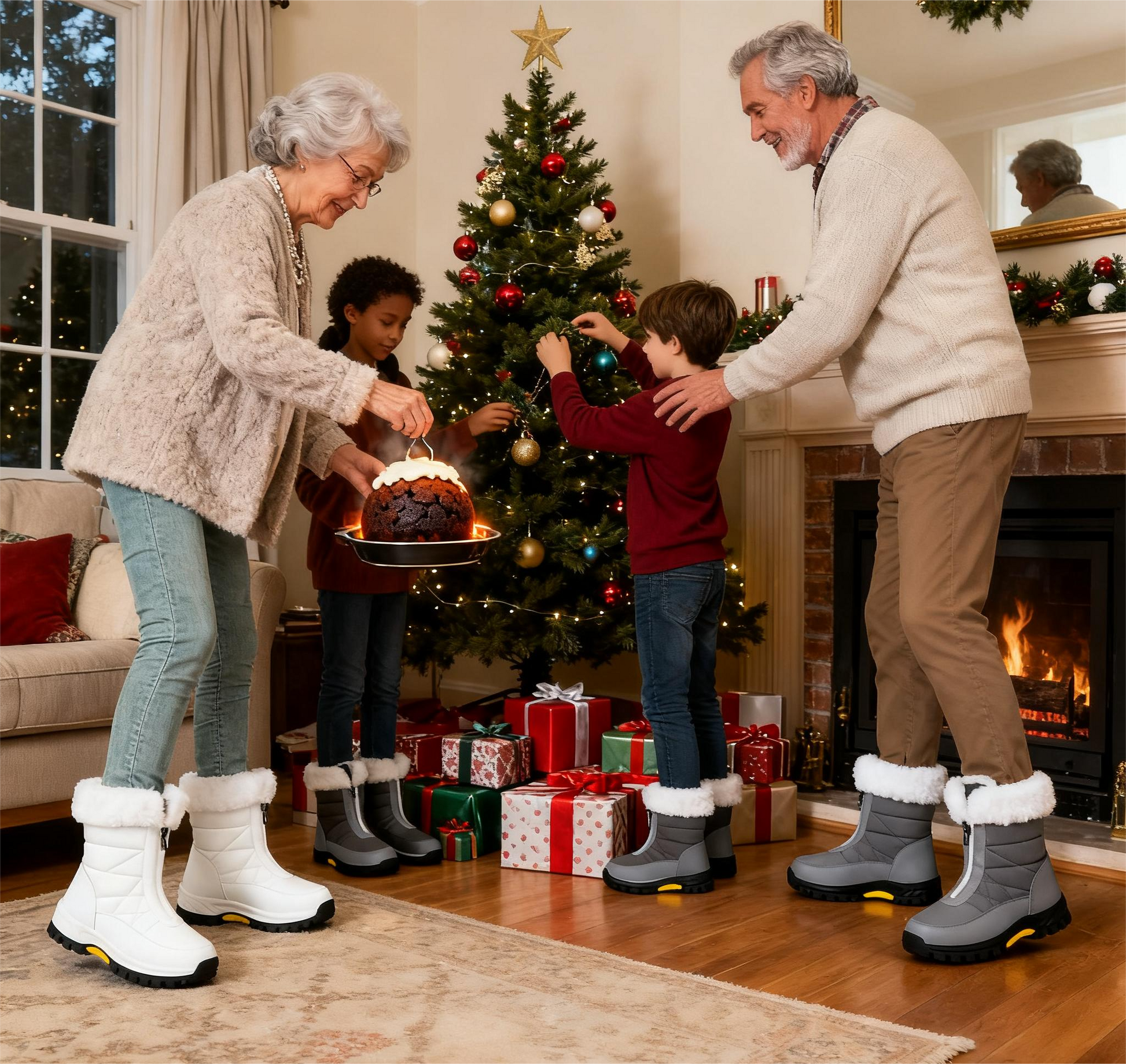 🔥Limited stock available 50% OFF🔥Women’s Non-Slip Warm Zipper Snow Boots👢-4